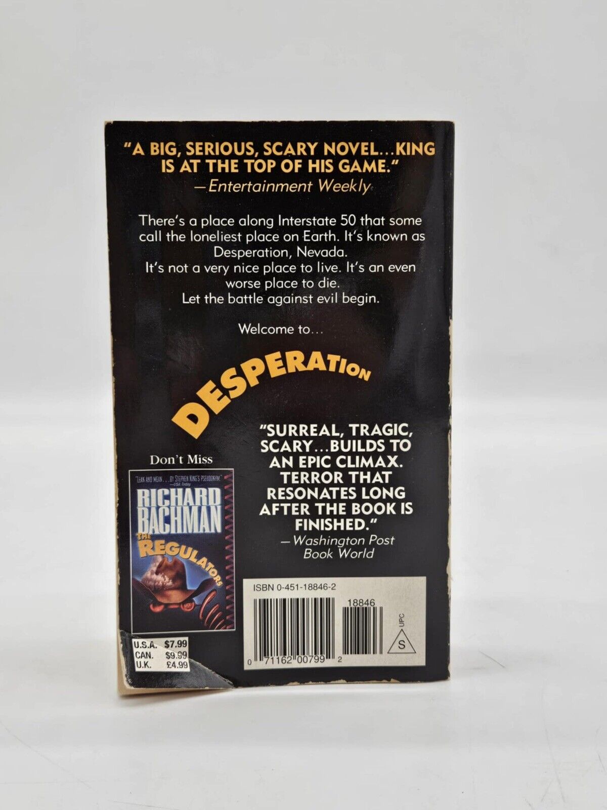 Desperation - Stephen King - 1st Print PB (1997)