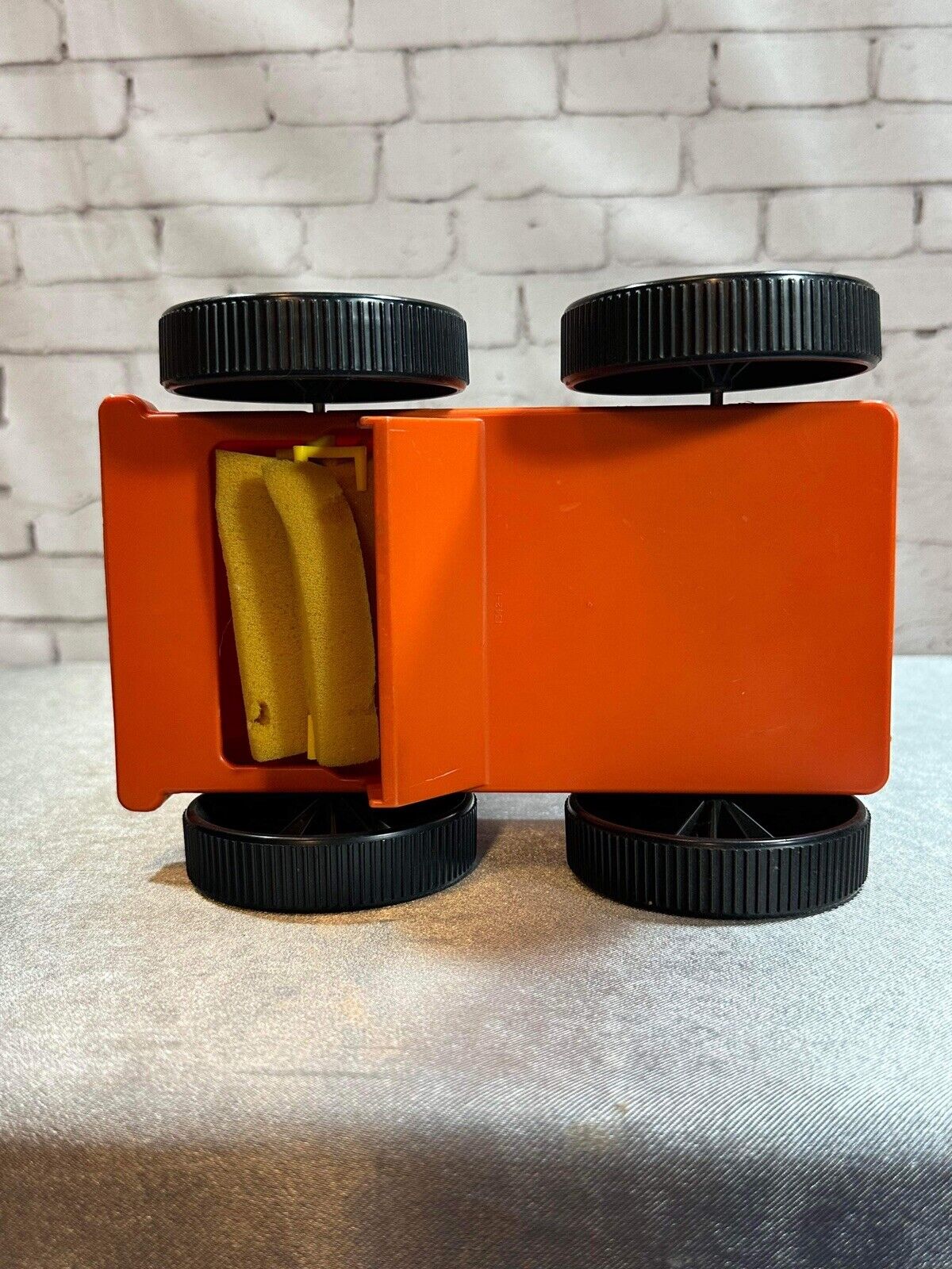 Vintage Orange Tupperware Tupper Toys Pick-Em-Up Truck #1342 Toy Car VTY