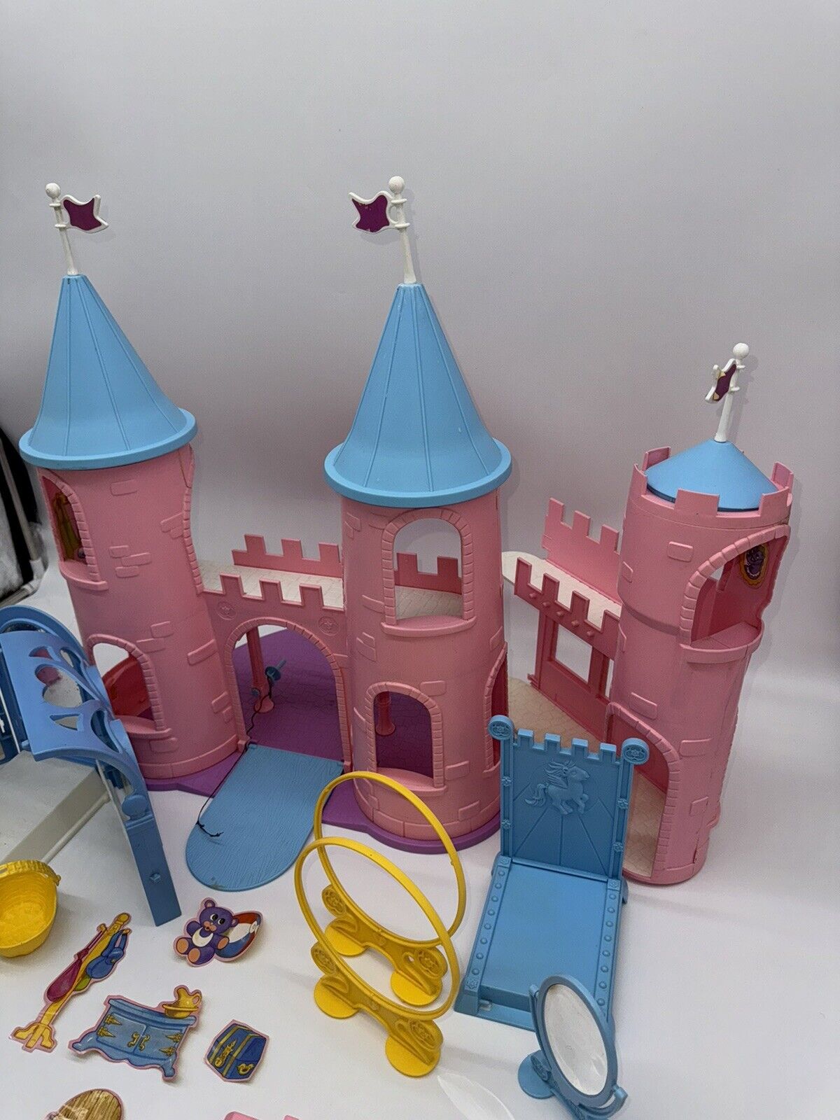 Vintage My Little Pony Pink Dream Castle G1 1984 Near Complete Playset