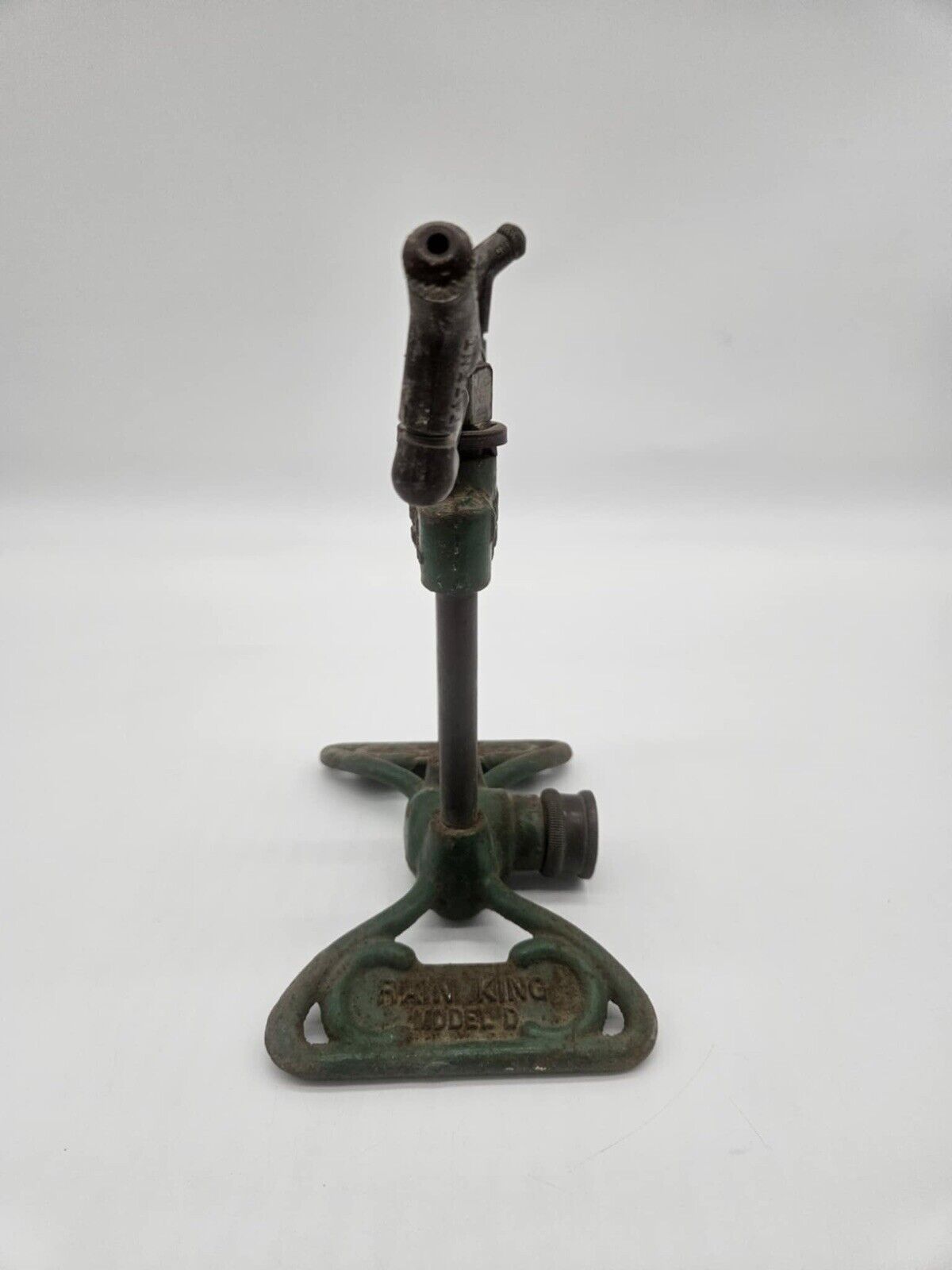 Vintage 1920s ? Sunbeam Rain King Model D Lawn Garden Sprinkler, Cast Iron/Brass