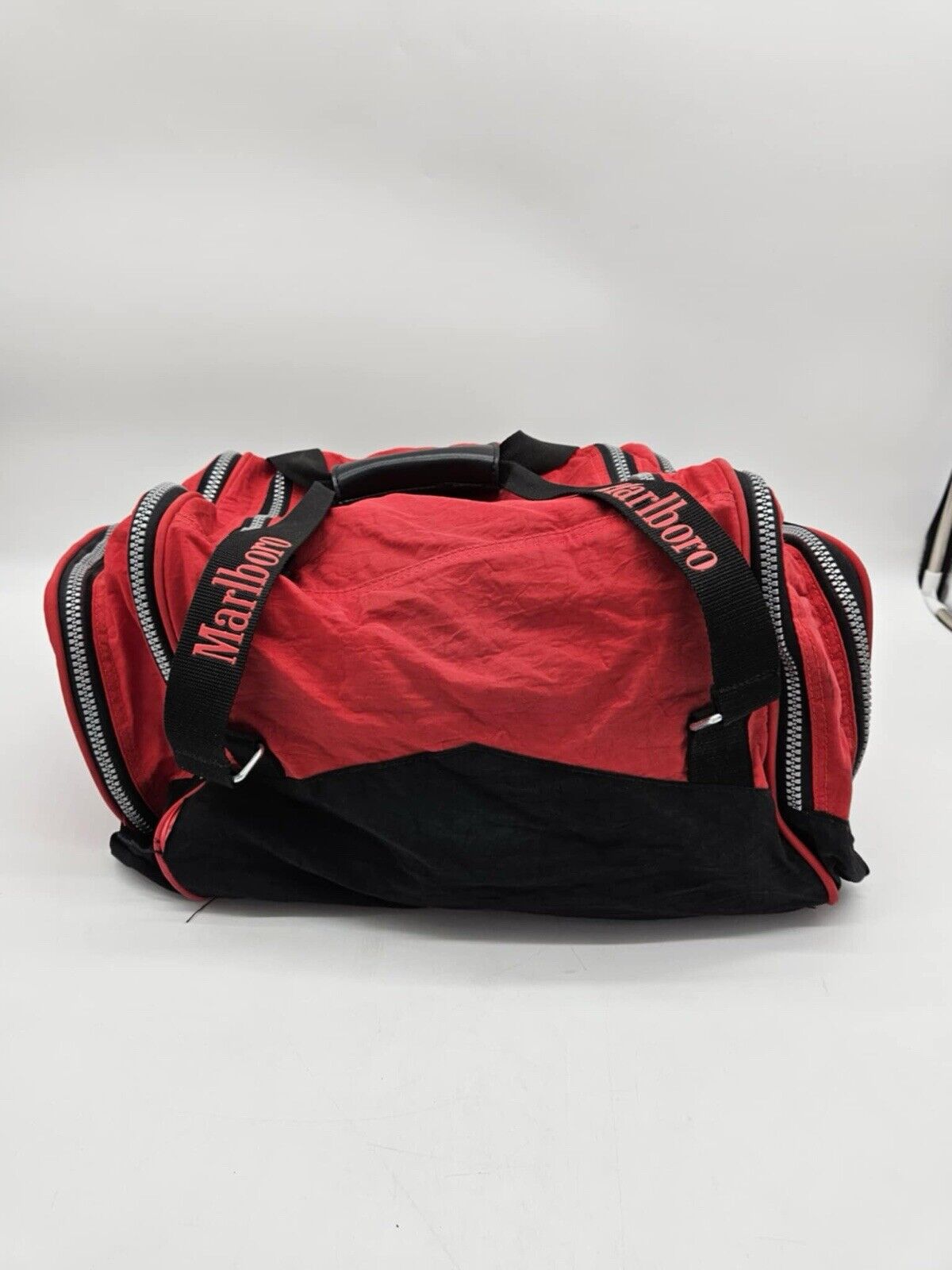 VTG Marlboro LOT ~ T Shirt, Jacket, Denim, Bags, Cook Book & Sleeping Bag Sz M