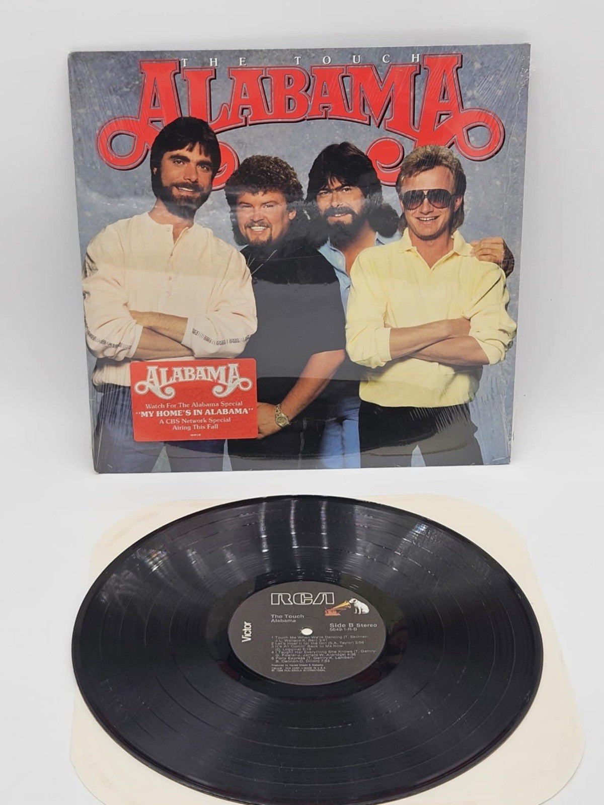 ALABAMA "The Touch" LP Original 1986 RCA 5649-R-1 First Press VG++ / EX