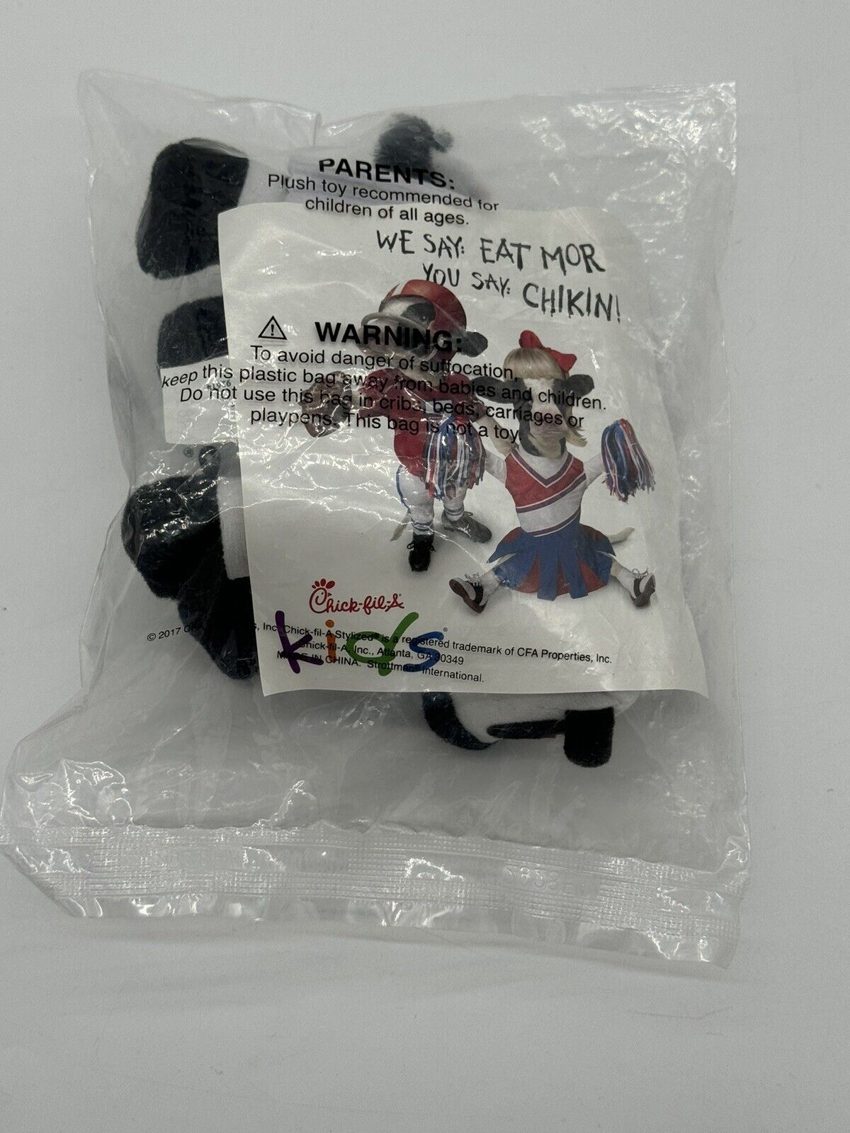 2017 CHICK FIL A EAT MORE CHIKIN COW PLUSH TOY Limited Edition Factory Sealed