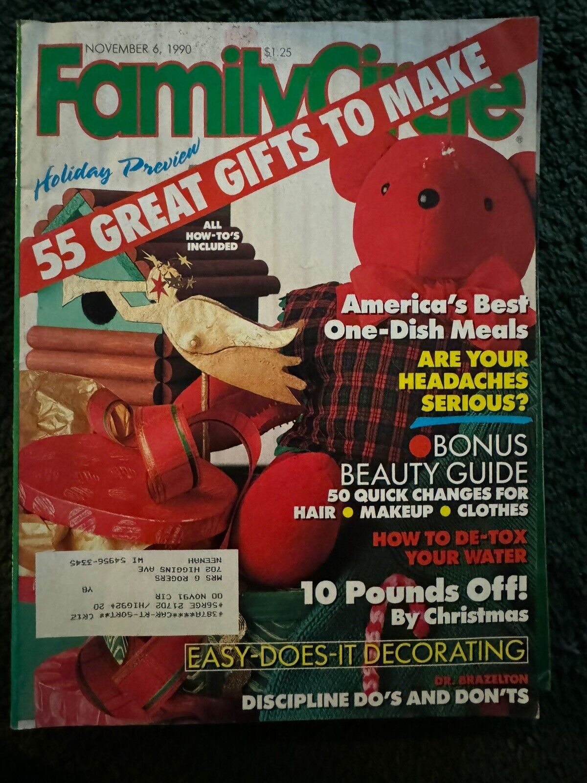 Family Circle magazine lot - Early 1980's lot of 9 - Vintage Back Issue