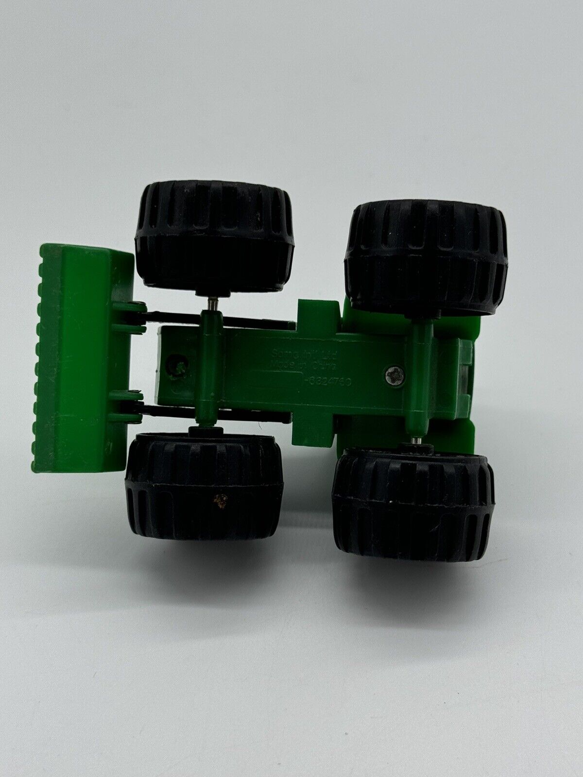 2003 Plastic Soma Mighty Wheels Blue Ridge Farm Green Tractor Toy 005