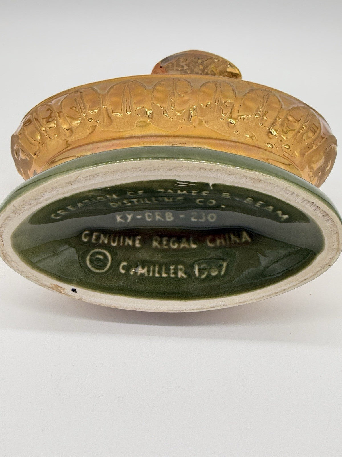 Vintage Ceramic Jim Beam Aladdin Lamp Whiskey Decanter EMPTY 1967