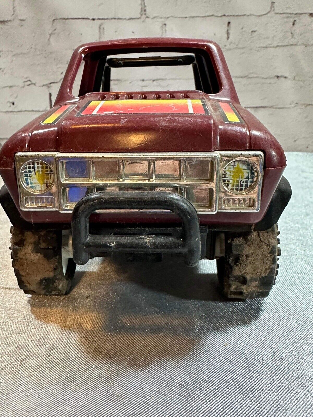 Trail Boss 4x4 truck with roll bar and lights 1983 Fisher Price 10 inch VTY