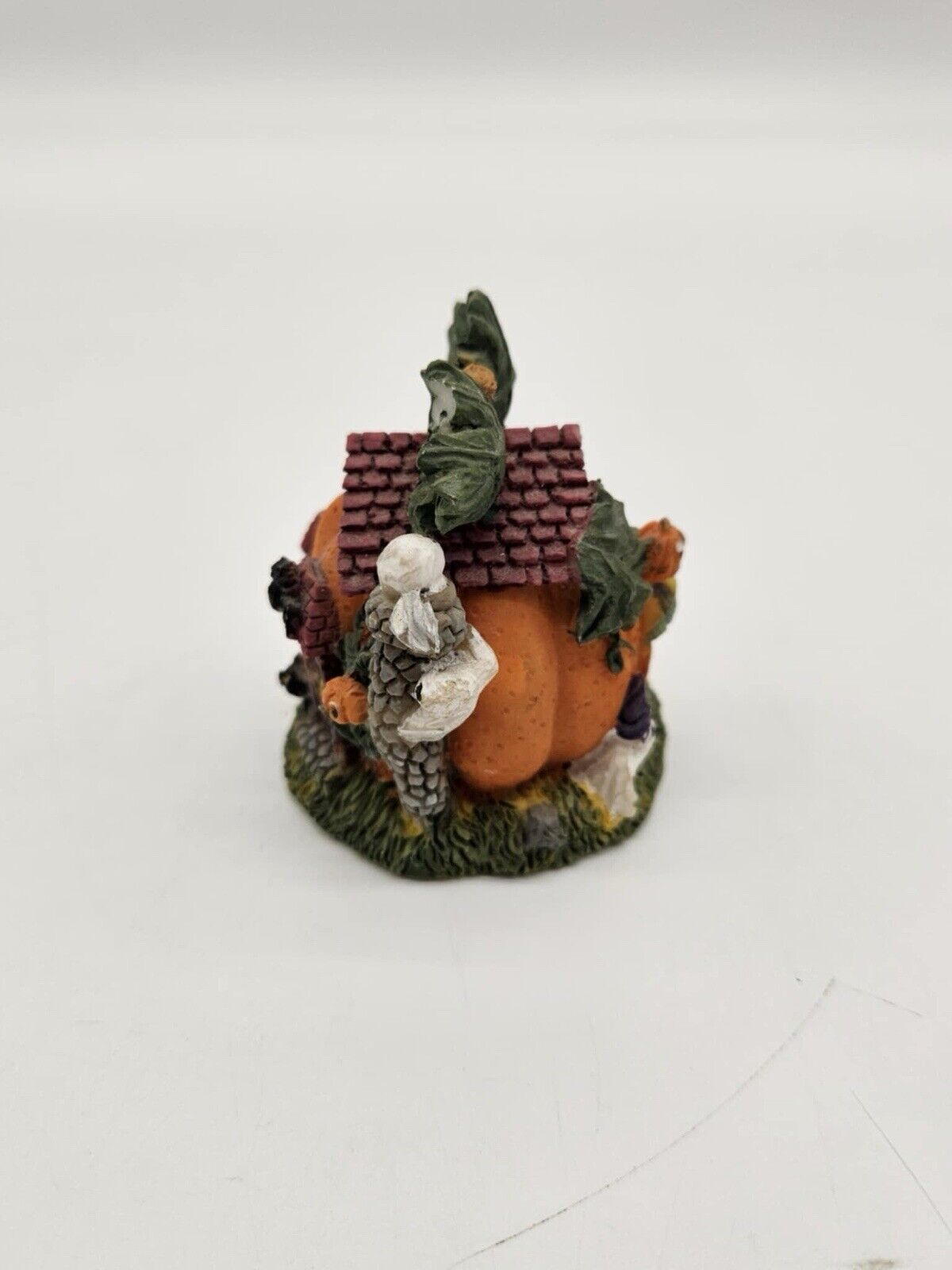 Vtg K's Collection 3" Figurine Halloween Haunted Pumpkin House Ghosts