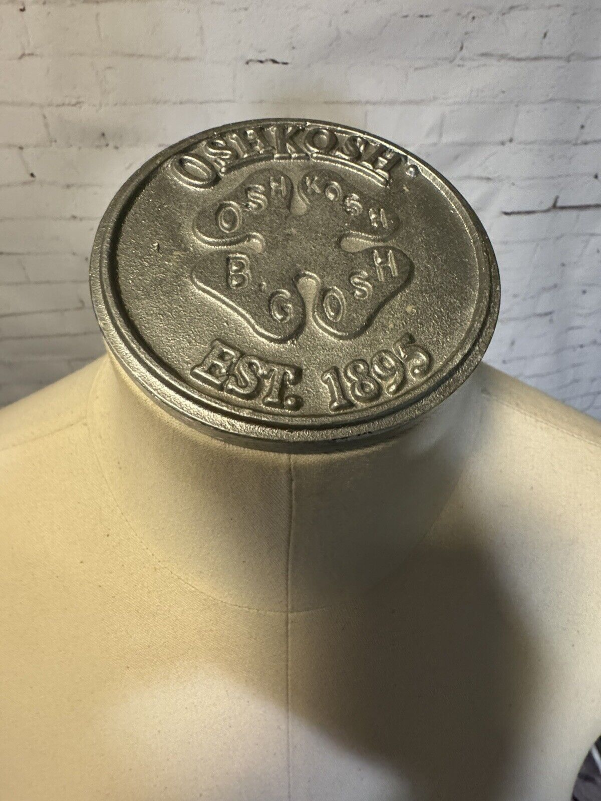 Vintage Oshkosh B’gosh Female Mannequin with Adjustable Roller Base MISC TNO