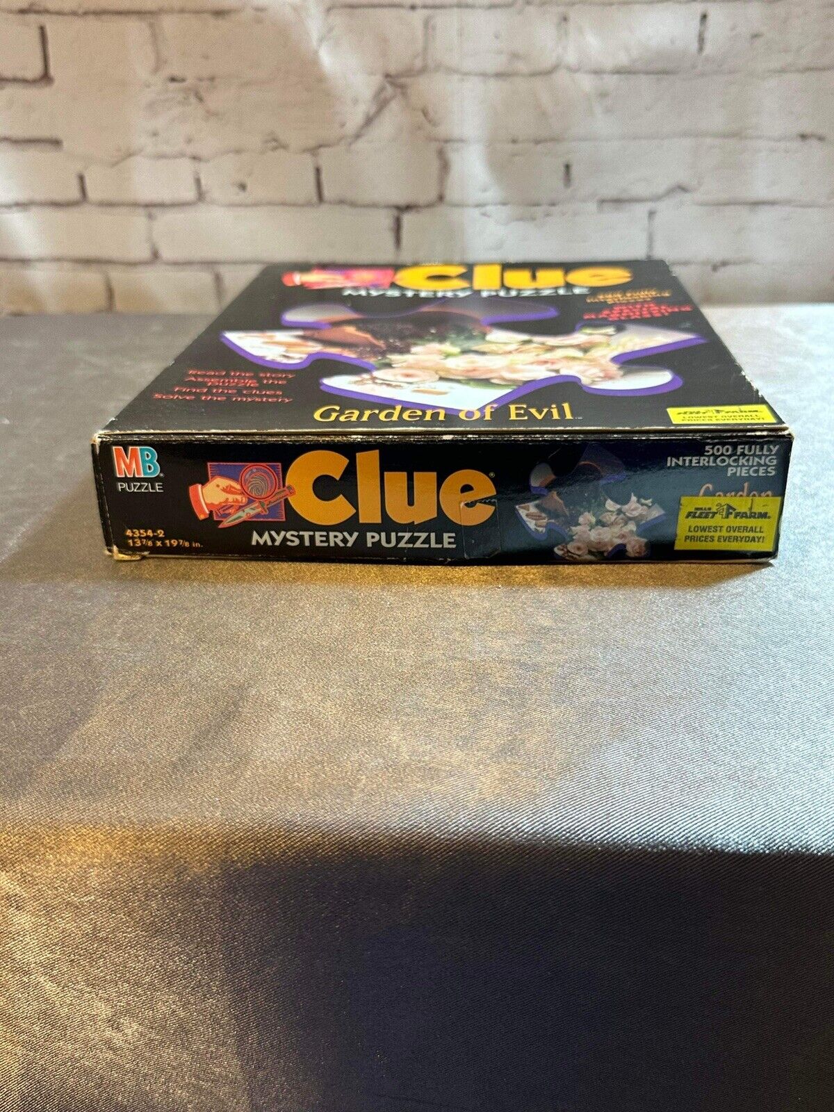 VTG Clue Mystery PuzzleS Parker BrotHERS Garden of Evil/Death In The First VCGM