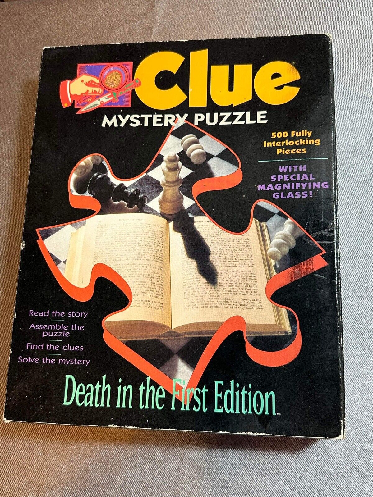 VTG Clue Mystery PuzzleS Parker BrotHERS Garden of Evil/Death In The First VCGM