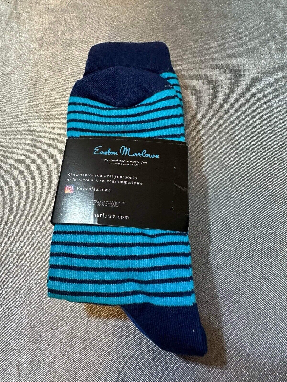 Easton Marlowe Mens Socks 6 Pairs Striped, Polkadots, Argyle, 10-13 MCLTH