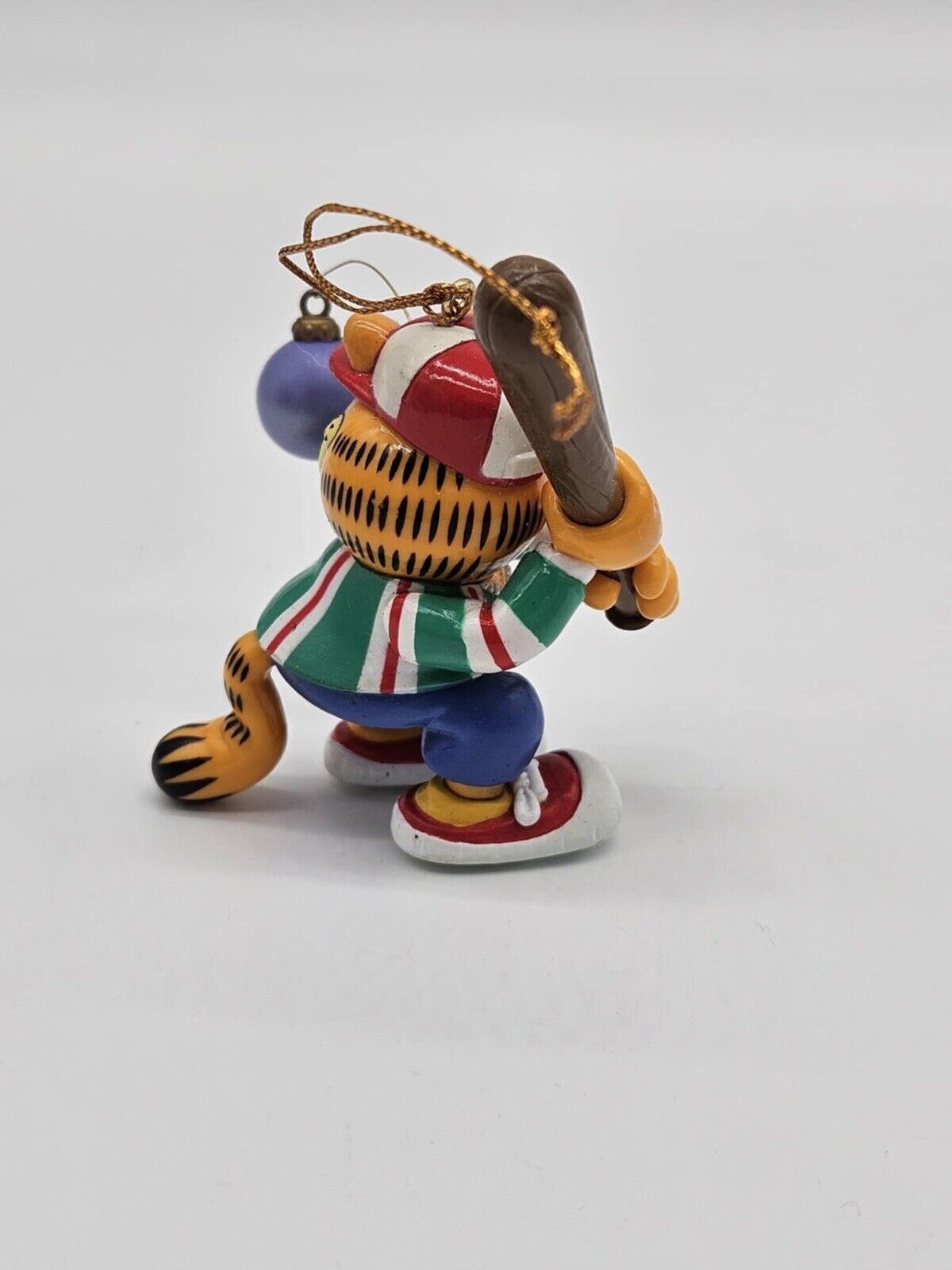 1996 20th Year Garfield Baseball Christmas Ornament Paws Trim-A-Tree