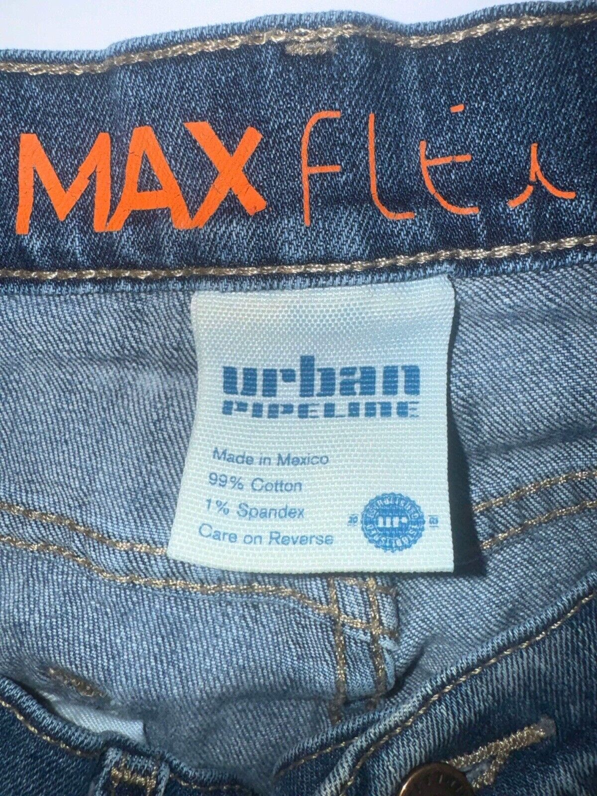 Urban Pipeline Mens Jeans Blue Tag Size 36X32 Straight Medium Wash Denim