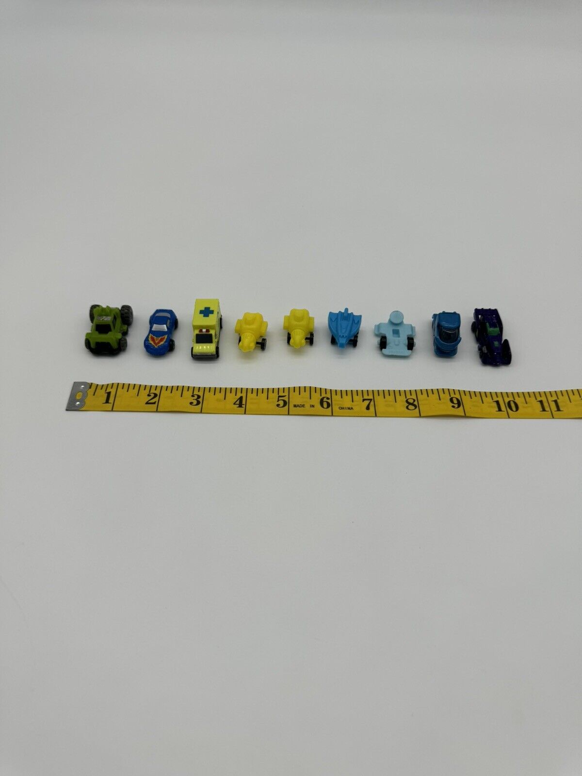 Micro Mini Tiny Toy Cars Lot of 9