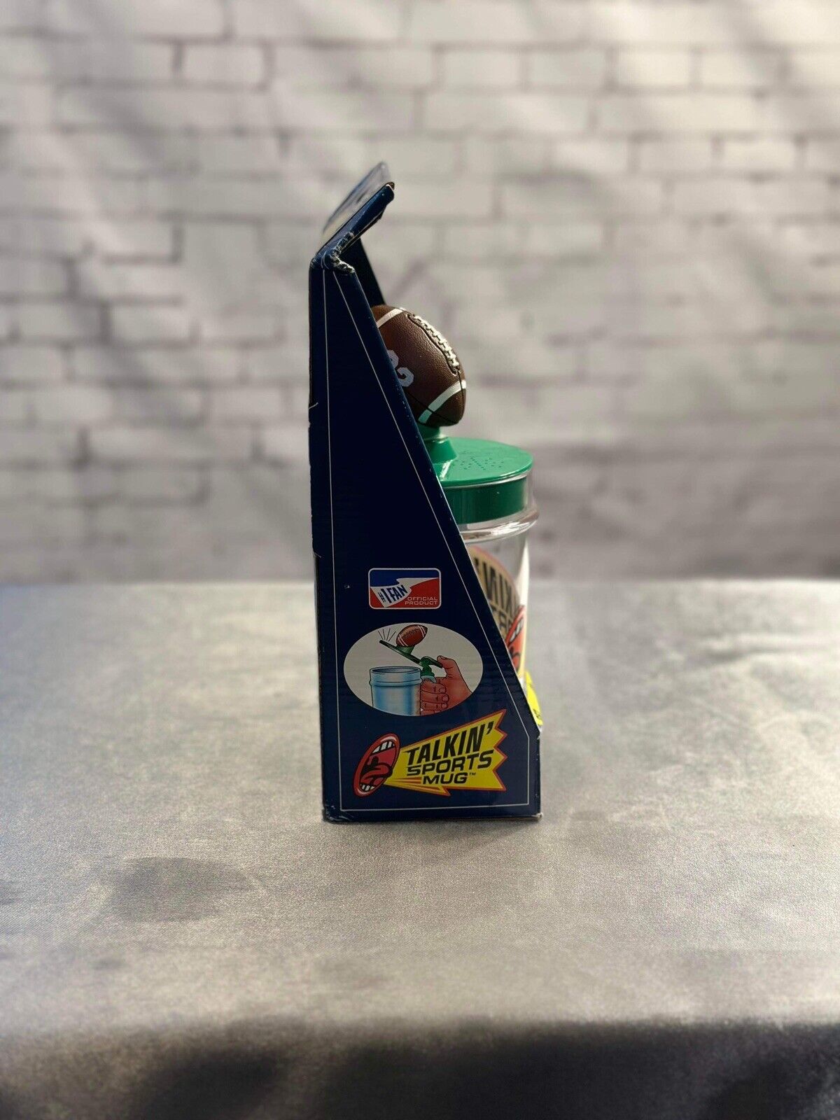 Football Sports Fun Plastic Mug Sound Talking Beer Mug