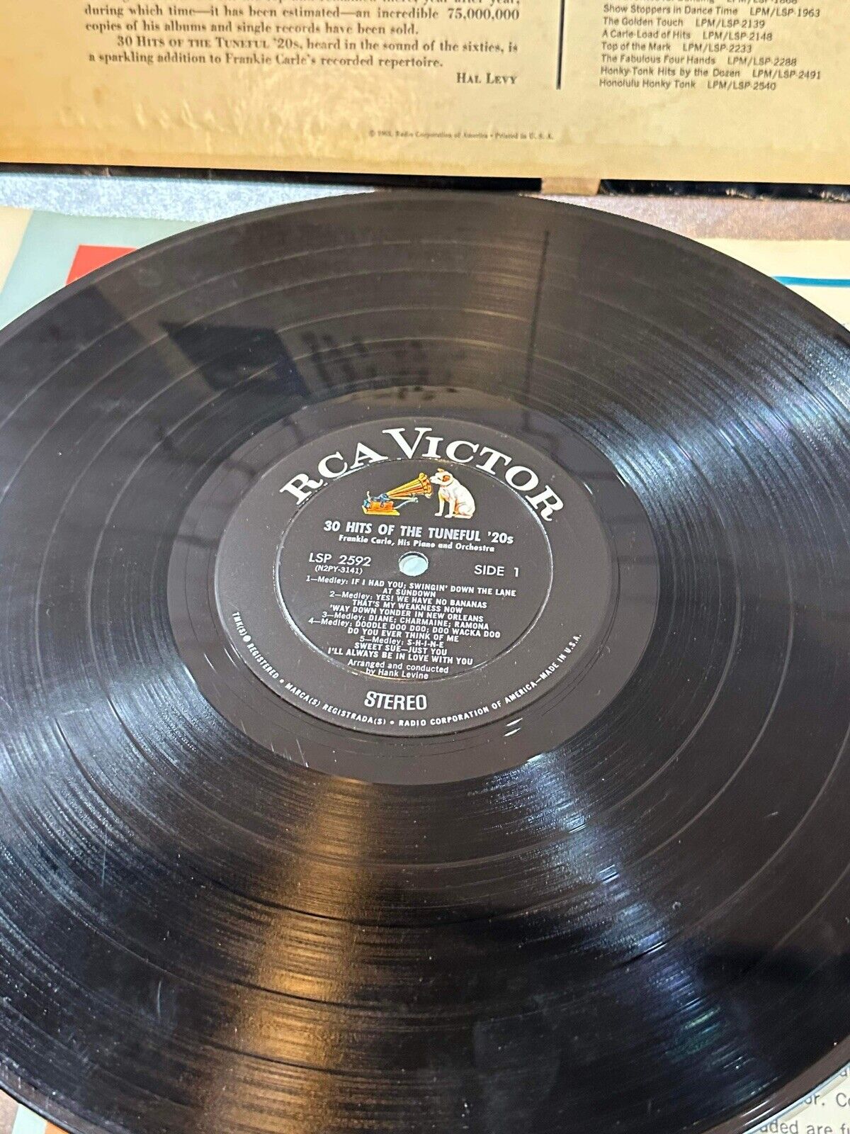 2 Frankie Carle Vinyl Records