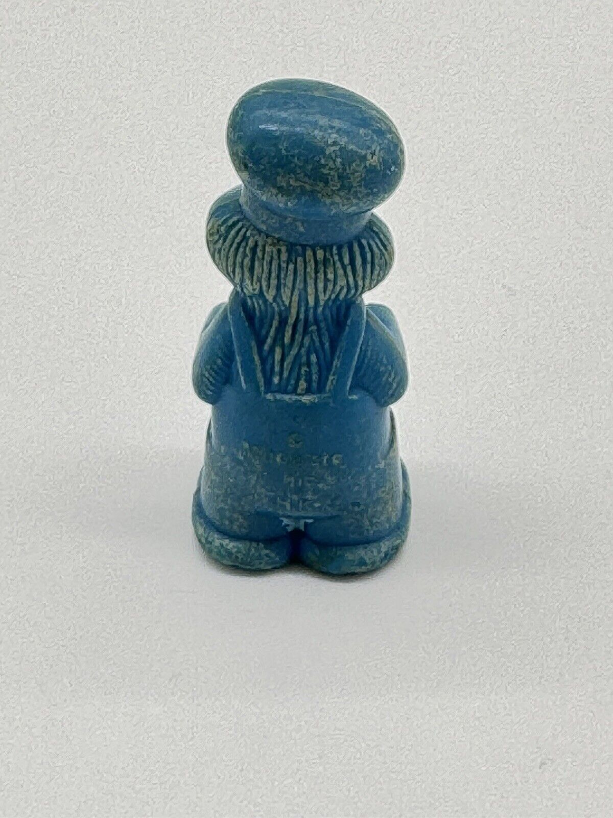 Vintage Sesame Street Train Conductor COOKIE MONSTER pvc VTY