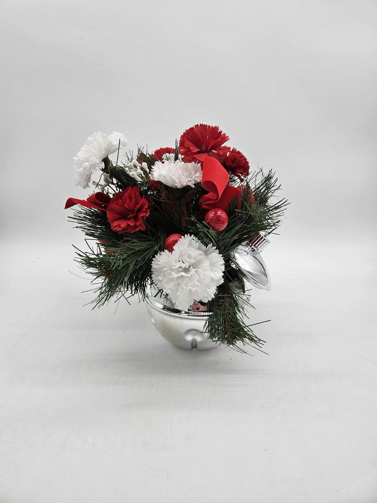 Teleflora Silver Ornament Holiday Floral Arrangement