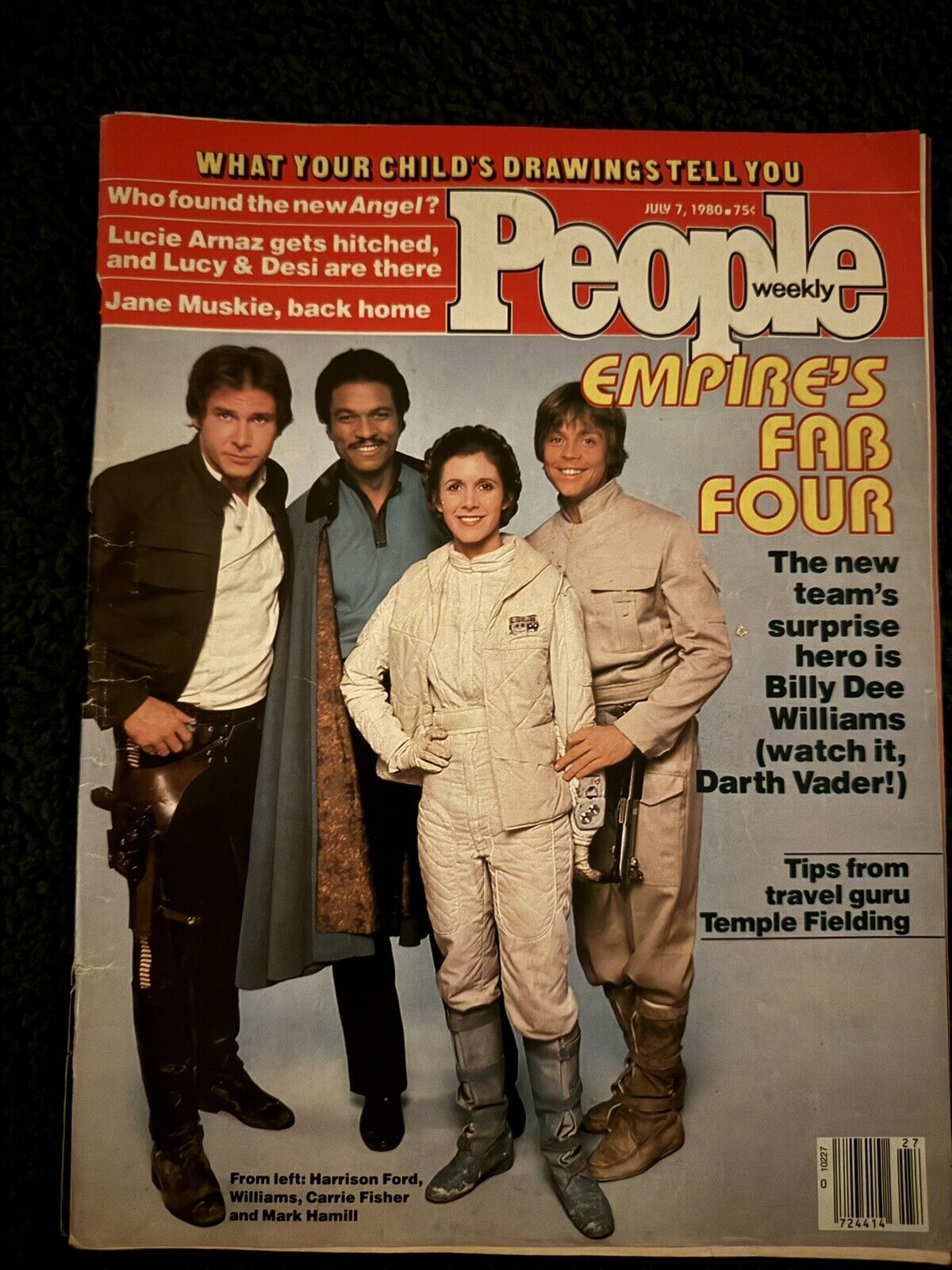 People Magazine-Star Wars Empire Harrison Ford-July 7 1980 Vintage Celebrity