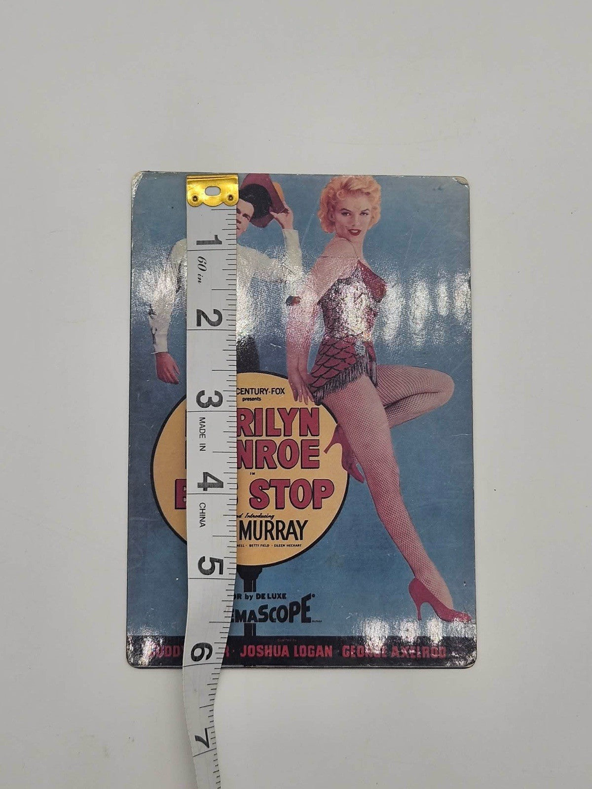 Marilyn Monroe Bus Stop Movie Promotional Magnet Card Vintage *RARE*