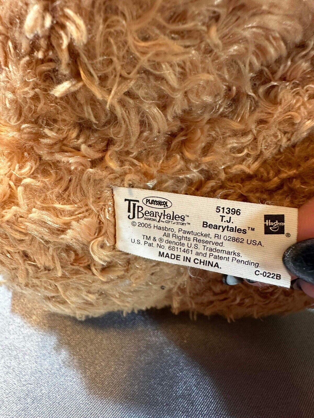 TJ Bearytales Animated Plush Storytelling Bear Hasbro Playskool WORKING VTY FNF