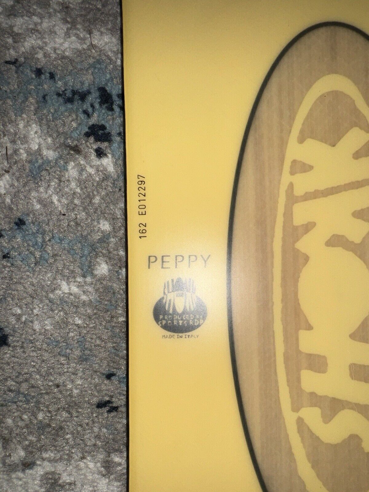 SPORTSDRP PEPPY SNOWBOARD SIZE 151 CM WITH LARGE BINDINGS