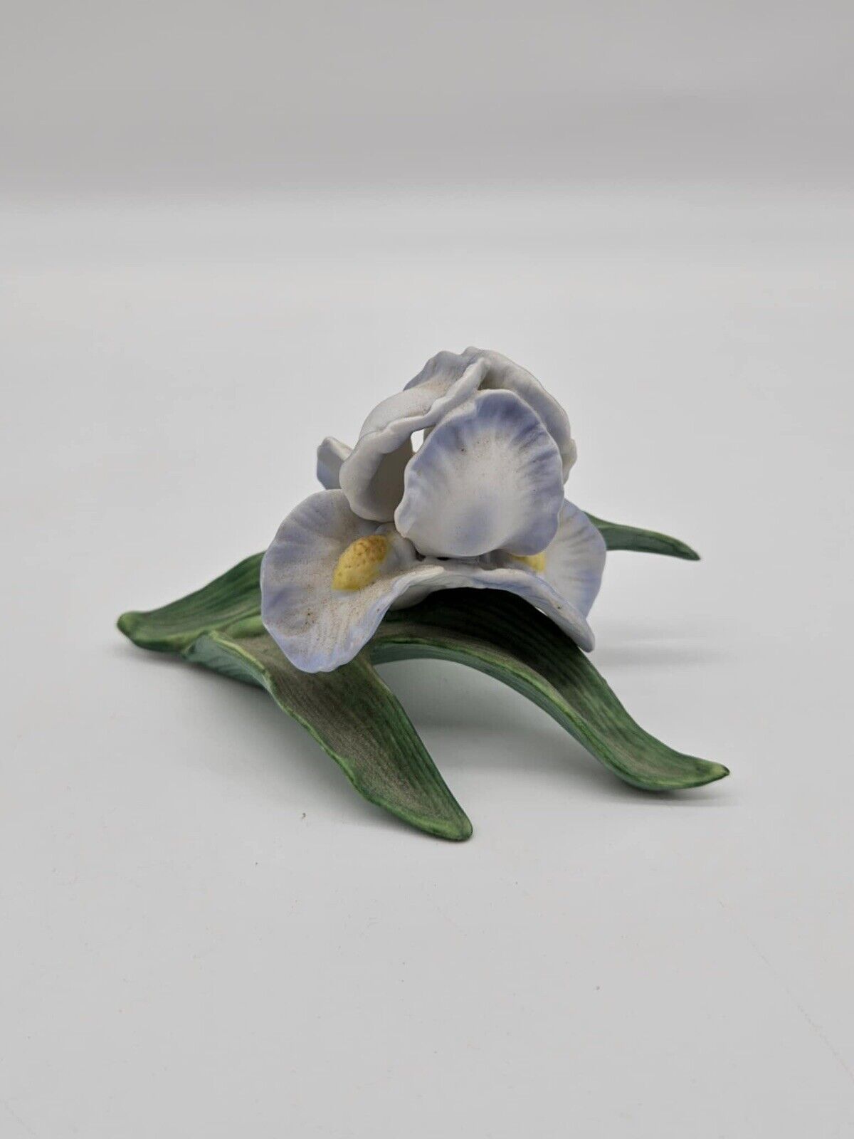 3 Vintage porcelain Homeco Hummingbird on Hibiscus Flower Figurines 1429