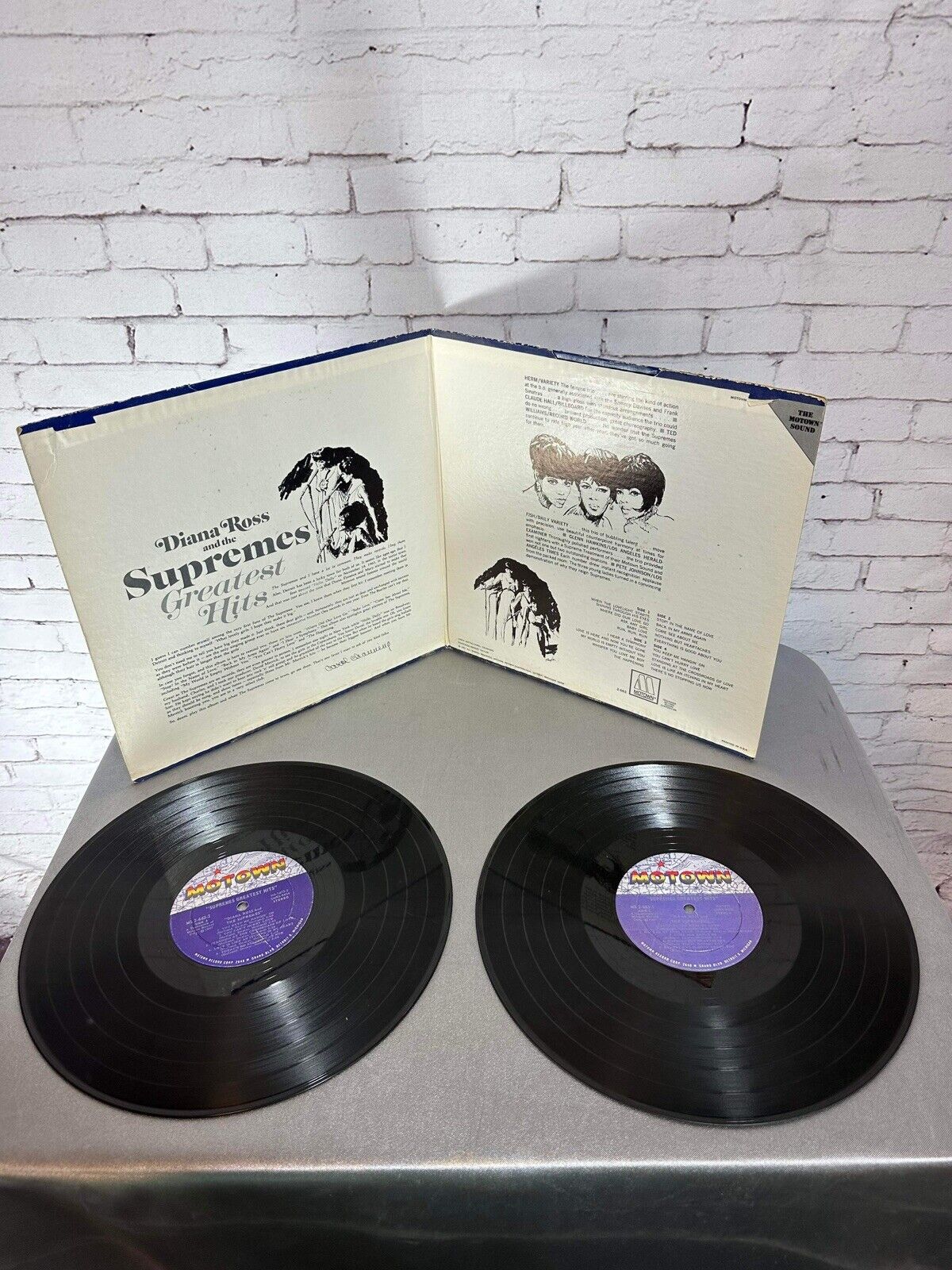 DIANA ROSS & THE SUPREMES GREATEST HITS (VG) 2-663 LP VINYL RECORD