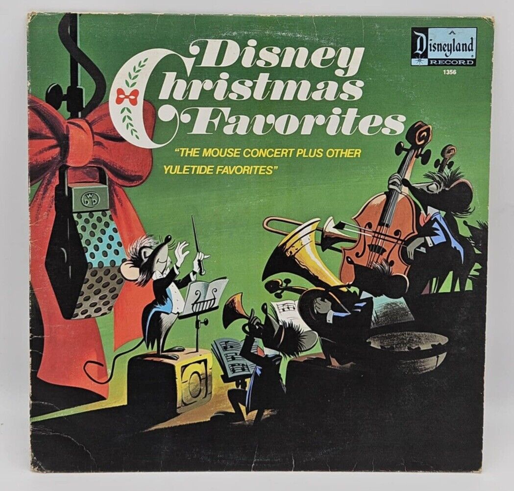 Disney Christmas Favorites LP (1973) Vinyl Record Album Mouse Concert
