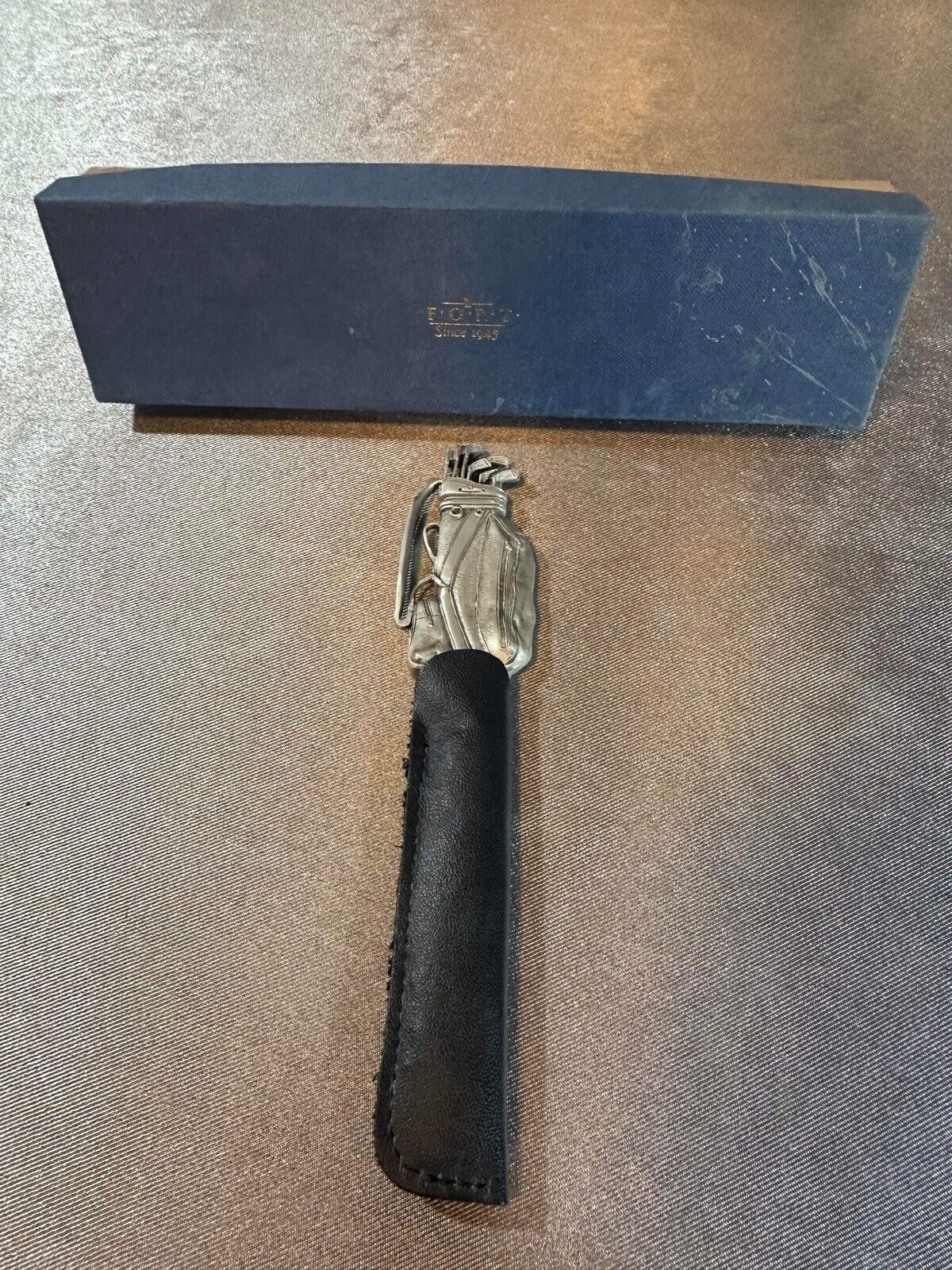 Golf Clubs Bag Letter Opener Pewter By Fort USA 6.5" Long Heavy Silver Toned TNO