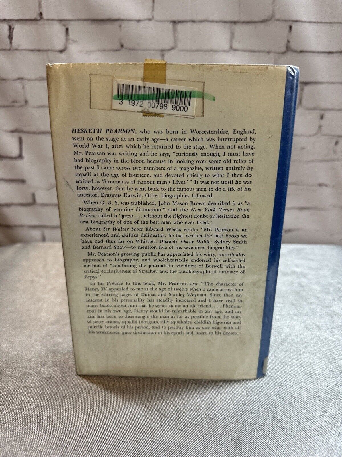 Henry Of Navarre The King Who Dared First Edition 1963 HCDJ VBKS