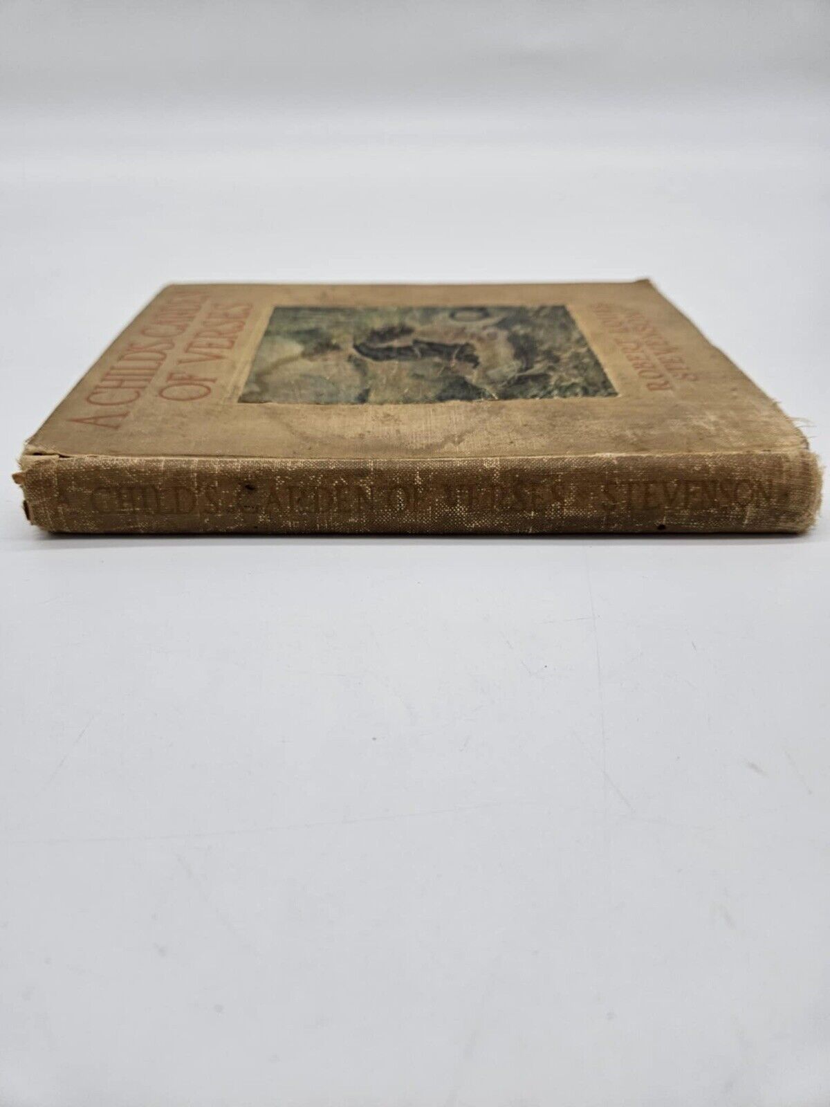 1920 A Child's Garden Of Verses poetry BOOK hc Robert Louis Stevenson illustrate
