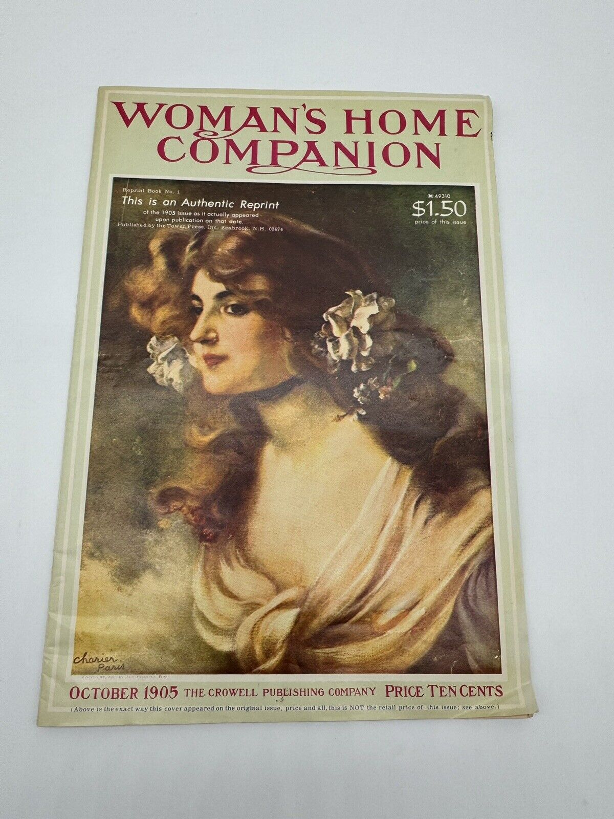 Vintage Authentic Reprint 1905 OCTOBER WOMAN'S HOME COMPANION MAGAZINE