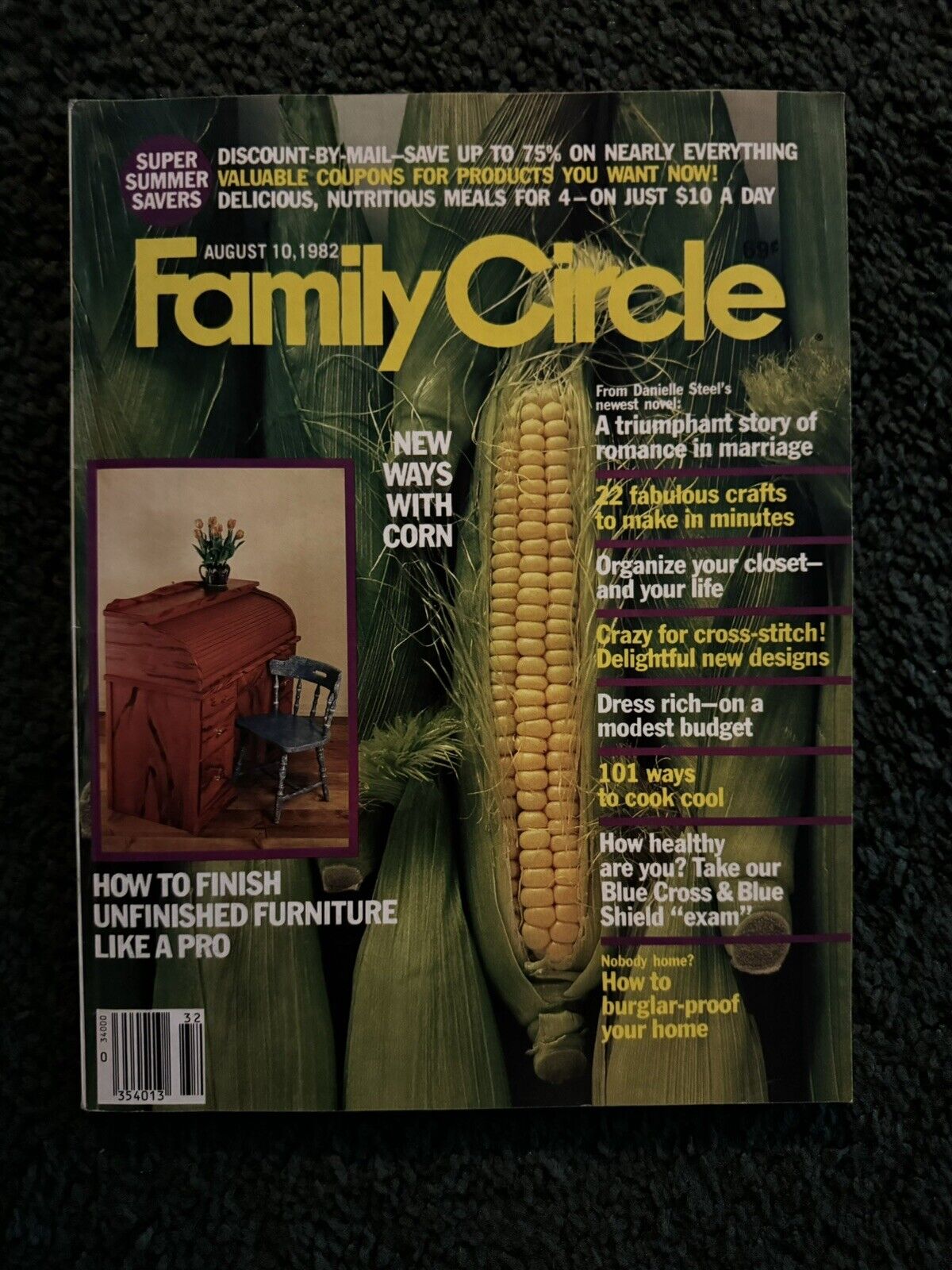 Family Circle magazine lot - Early 1980's lot of 9 - Vintage Back Issue