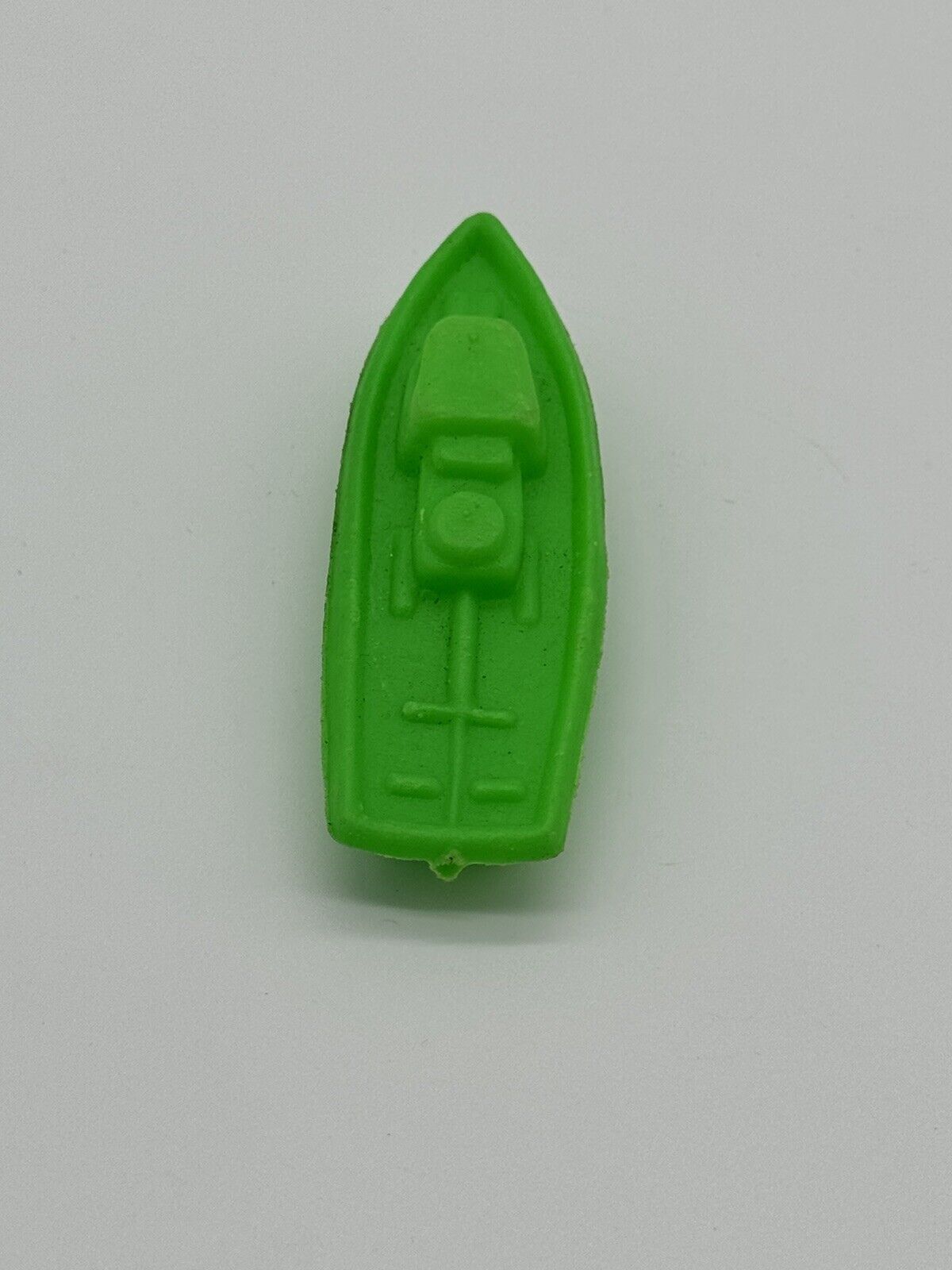 Vintage Blow Mold Plastic Green Boat VTY