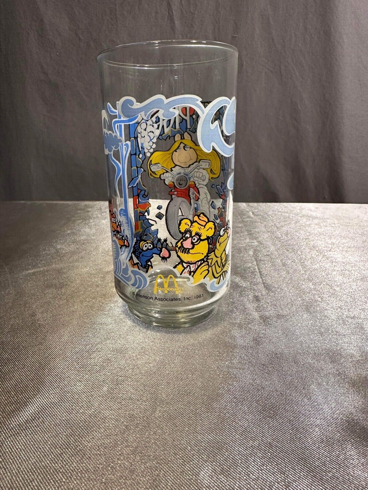 Lot Of 4 Great Mupet Caper Glass / Cup Set VDSH