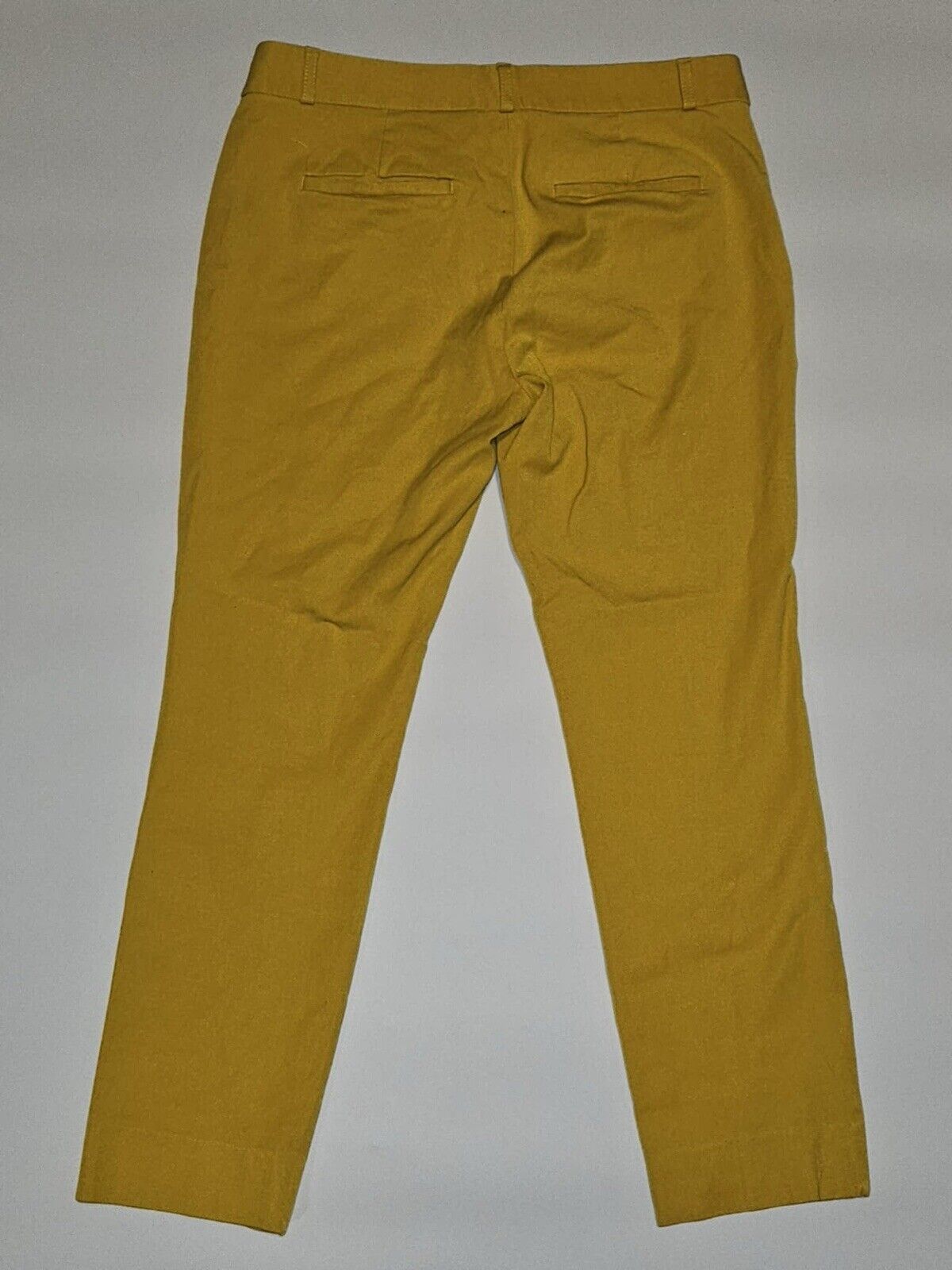 Banana Republic Sloan Curvy Fit Yellow Slim Ankle Pant - Size 8 WCLTH