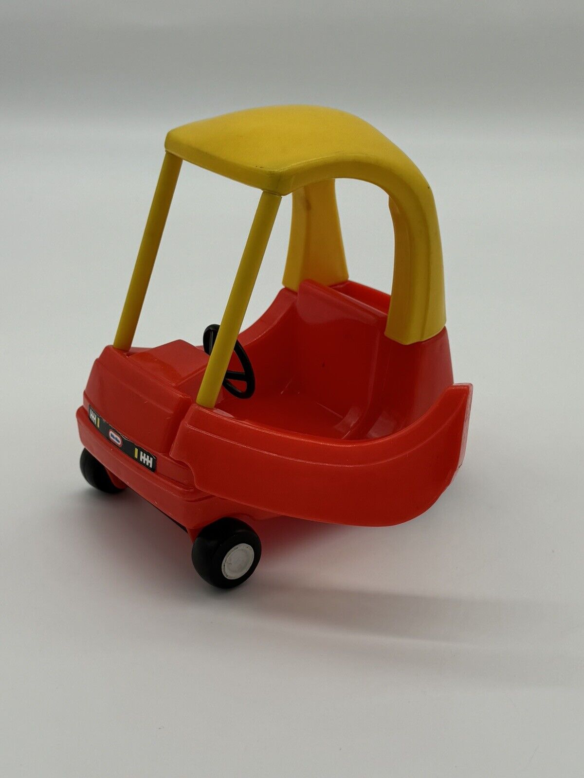 Little Tikes Dollhouse Cozy Coupe Miniature Vintage Mini Doll Car 6” VTY 005