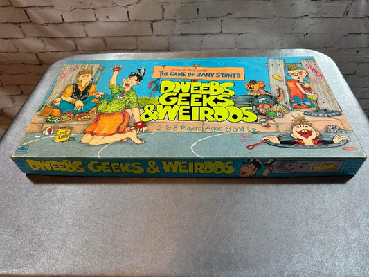 1988 Dweebs Geeks & Weirdos Board game, Pre-owned, Complete VGM FNF