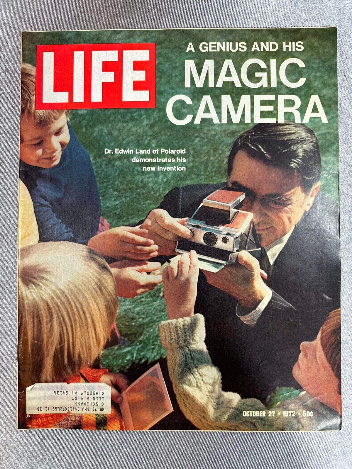 VTG Life Magazine October 27 1972 Dr. Edwin Land and His Magic Camera