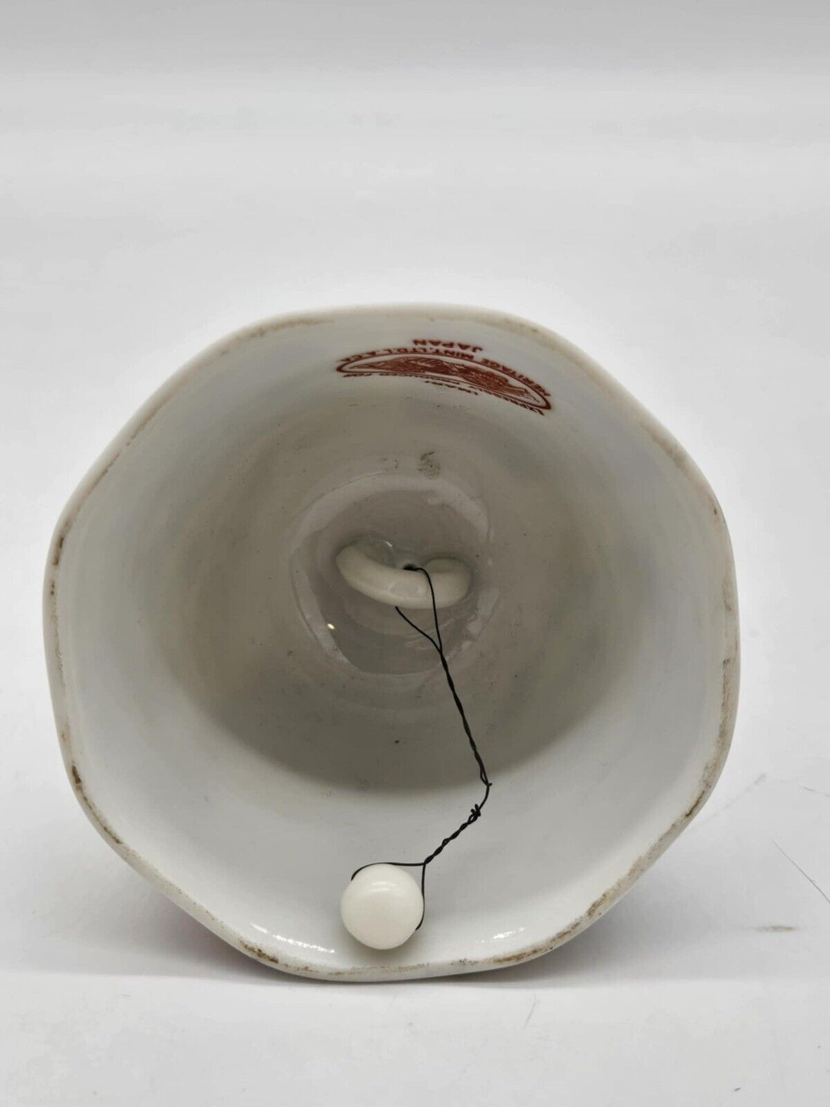 Vintage Imari Heritage Mint Porcelain Bell w/ Ming Dynasty Pattern Made in Japan