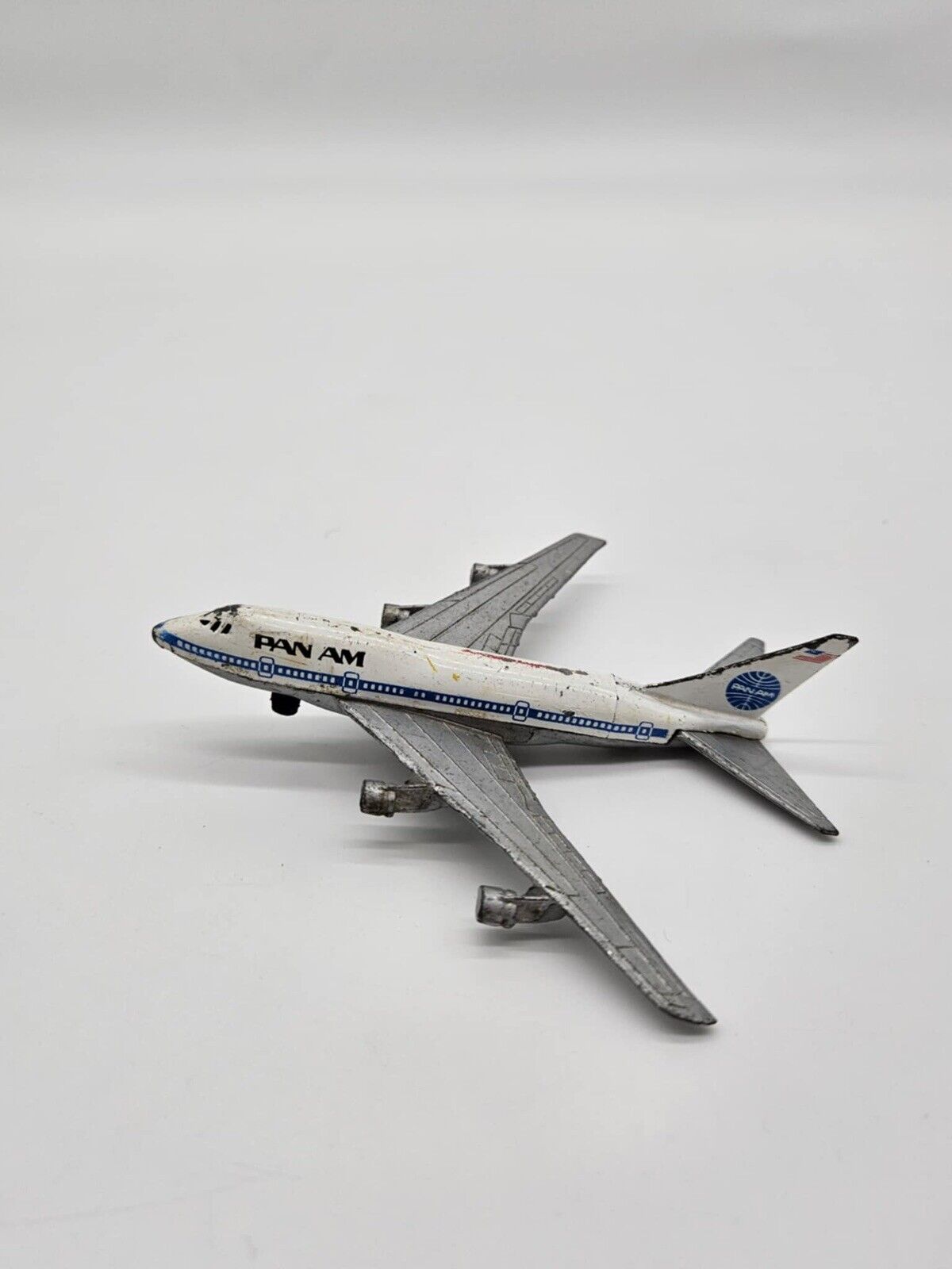 VINTAGE PAN AM BOEING 747 SP DIECAST METAL TOY PLANE AIRCRAFT HONG KONG