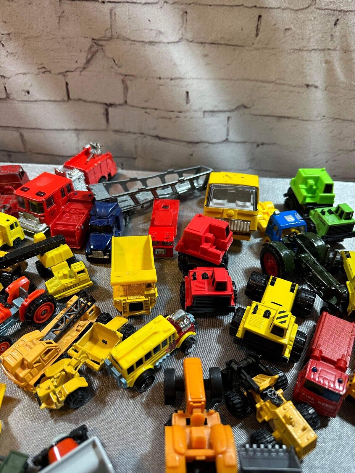 lot of 70 vintage toy trucks 1960's 1970’s 1980’s 1990s 2000s VTY