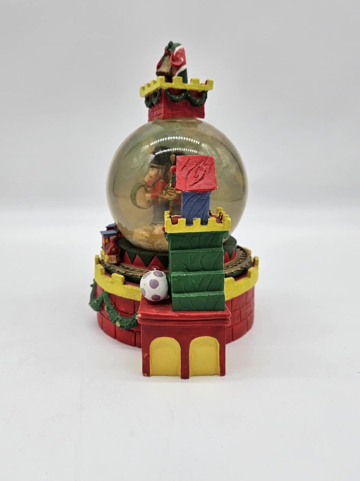 Vintage Toyland Water Ball Made Exclusively For Christmas Around The World