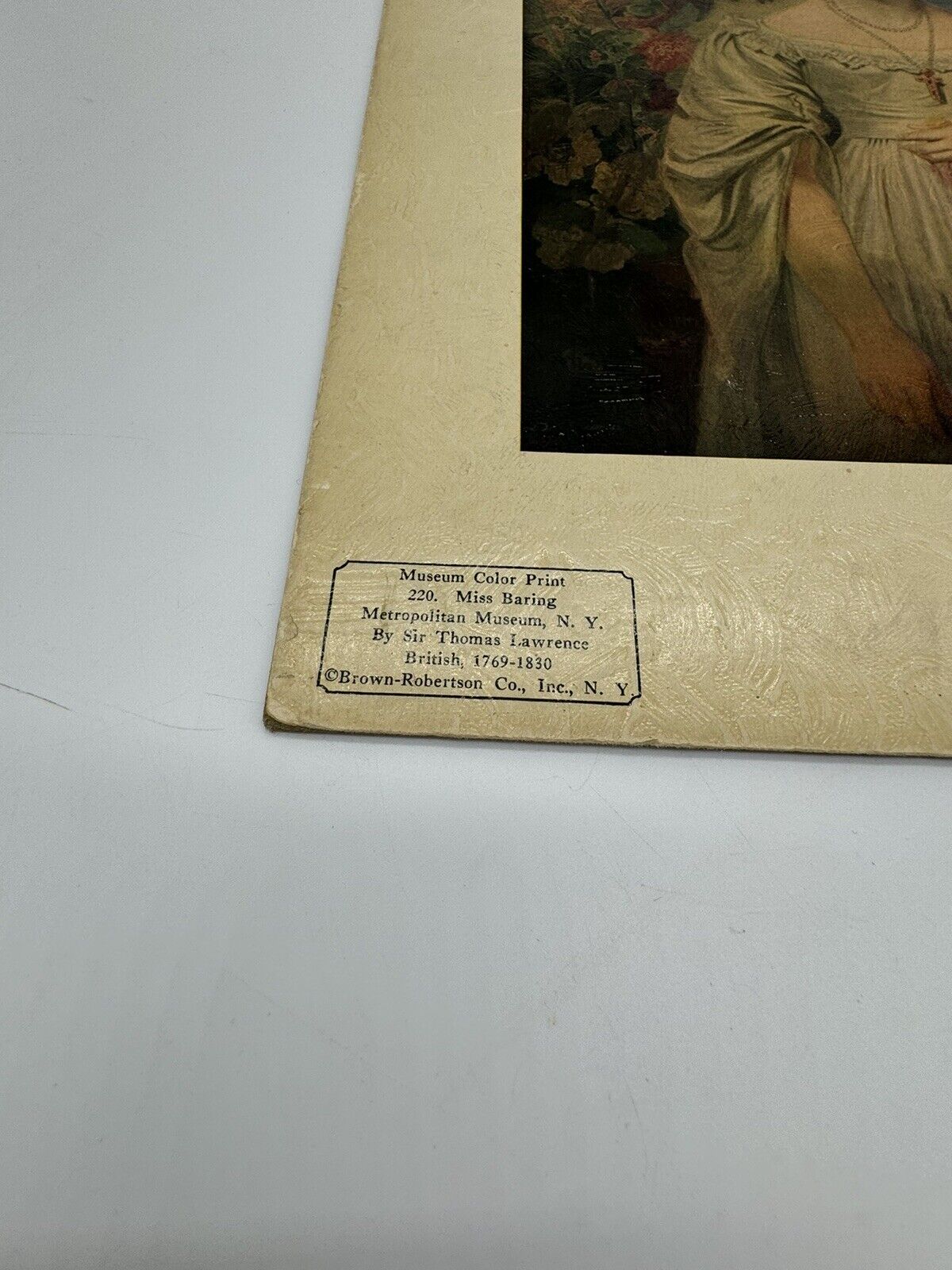 LOT of 3 Thomas Gainsborough NGA Gravure Art Prints 11x14 Museum Board 