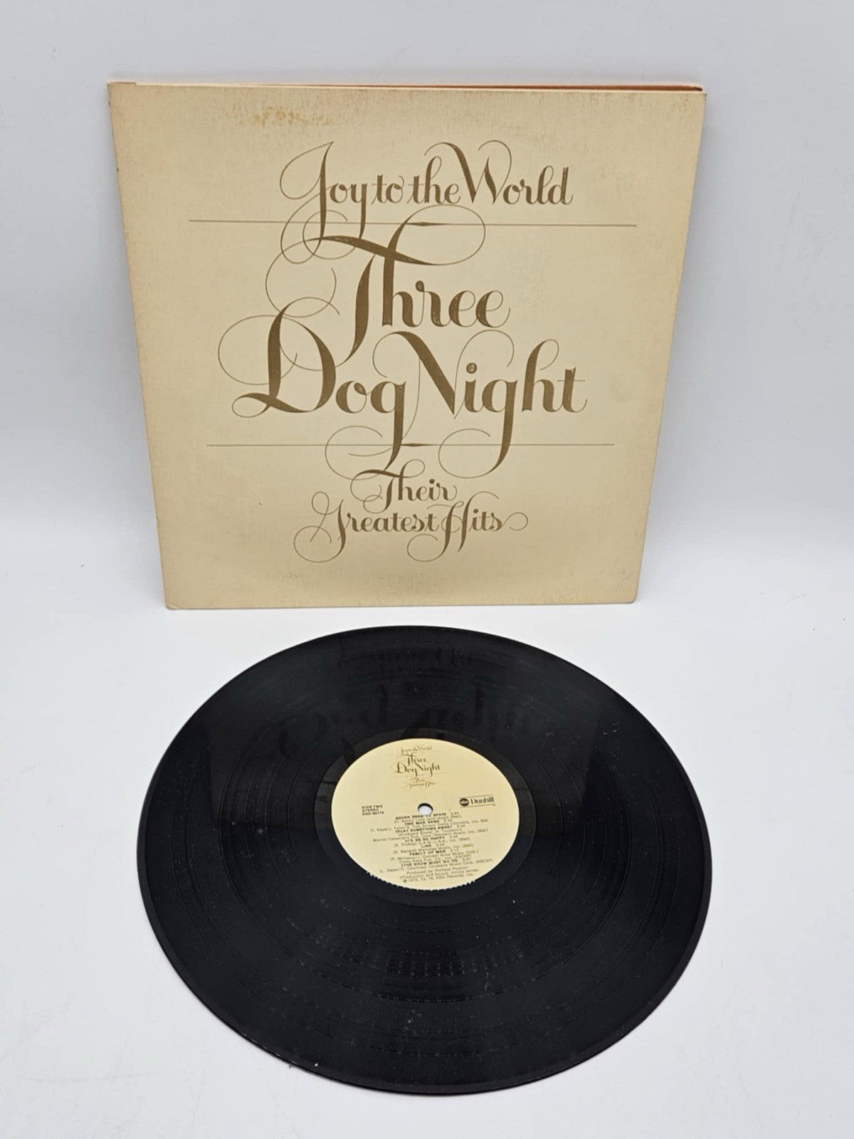 Three Dog Night Joy To World Their Greatest Hits Vinyl Album Record DSD50178-VG