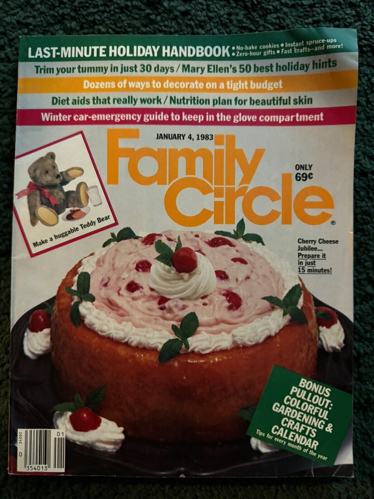 Family Circle magazine lot - Early 1980's lot of 9 - Vintage Back Issue