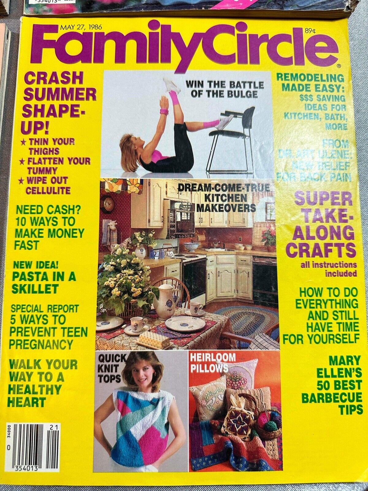 Family Circle magazine lot - Early 1980's lot of 6 - Vintage Back Issue