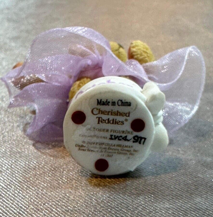 Cherished Teddies AVON Teddie Twirls October 2004 Figurine VCFG